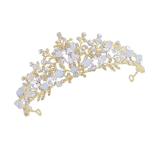 Gatuida Tiara Haarreif Glitzerndes Diadem für Mädchen Leichtes Party Haaraccessoire Eleganter Kopfschmuck für Geburtstagsfeiern und Festliche Anlässe von Gatuida