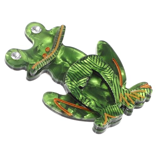 Gatuida Tierische Brosche Frosch Brosche Cartoon Design für Frauen Vielseitige Schmucknadel für Schals Kleidung und Taschen Langlebig und Geschenkidee von Gatuida
