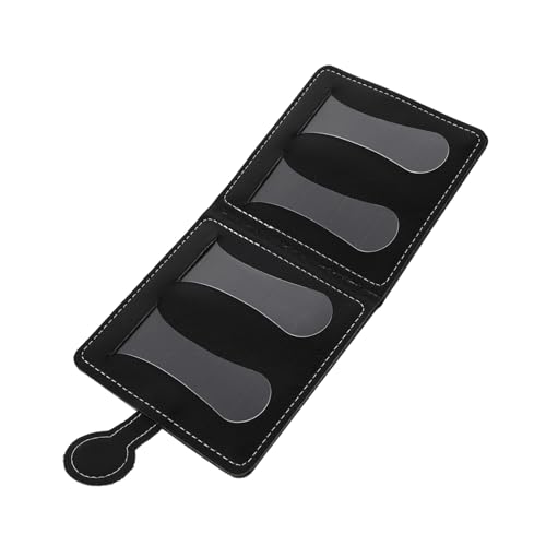 Gatuida Tragbare Gitarren Plektrum Tasche Schwarz Kompakte Picks Organizer Hülle mit Großem Fassungsvermögen Robust und Verschleißfest für Gitarristen und Ukulele Spieler von Gatuida