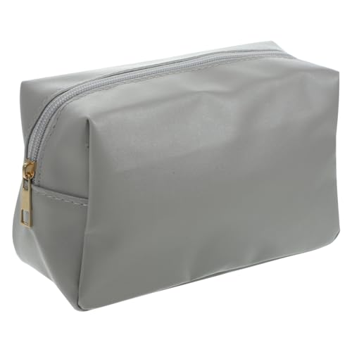 Gatuida Tragbare Kosmetiktasche aus Leder Multifunktionale Make Up und Reise Toiletry Bag Kompakte Aufbewahrungstasche für Damen für Make up Stifte und Kleine Reiseutensilien von Gatuida