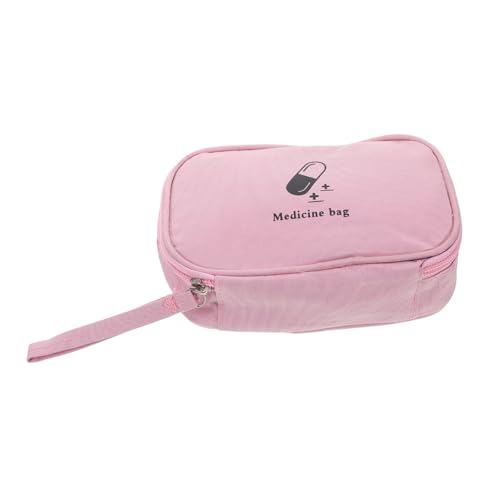 Gatuida Kleiner Tragbarer Medizinischer Aufbewahrungskoffer Reise-medikamenten-organizer-tasche Mit Reißverschluss Multifunktionale Pillentasche Für Camping Und Wandern Leicht von Gatuida