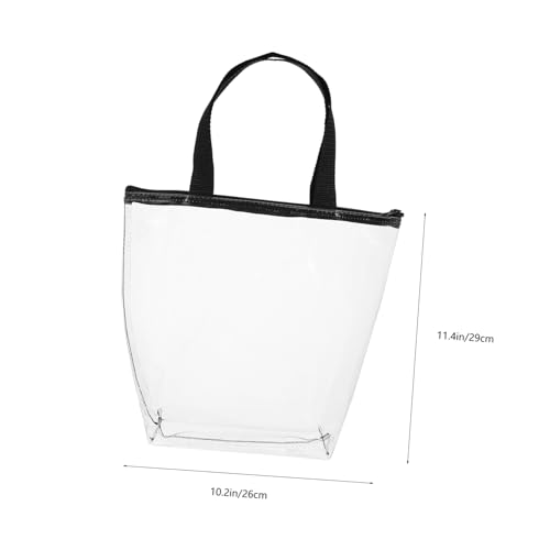 Gatuida Transparent PVC Kulturbeutel mit Reißverschluss wasserdichte Kosmetiktasche und Reise Waschtasche für Damen Praktische Aufbewahrungstasche Robust und Leicht Tragbar von Gatuida