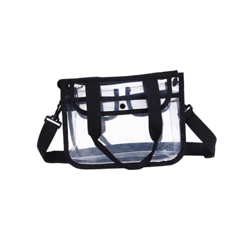 Gatuida Transparente EVA Schultertasche Damen Sommer Crossbody Bag Leicht Langlebig Vielseitig für Strand Arbeit Freizeit Schwarz Gatuida Transparente EVA Schultertasche Damen Sommer Crossbody Bag Leicht Langlebig Vielseitig für Strand Arbeit Freizeit Schwarz von Gatuida