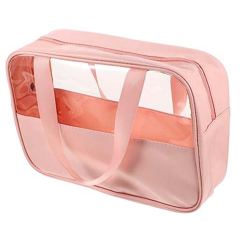 Gatuida Transparente Kosmetiktasche für Reisen Großer Aufbewahrungsbeutel für Make Up und Toilettenartikel Leicht Tragbar für Damen und Herren Gatuida Transparente Kosmetiktasche für Reisen Großer Aufbewahrungsbeutel für Make Up und Toilettenartikel Leicht Tragbar für Damen und Herren von Gatuida