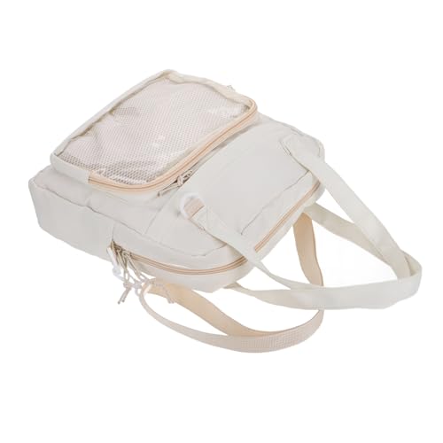 Gatuida Transparente Leichte Japanische Umhängetasche Damen Verstellbar Vielseitig als Schulter Handtasche Japanischer Schulstil Süßes Soft girl design Modisch für College und Alltag von Gatuida
