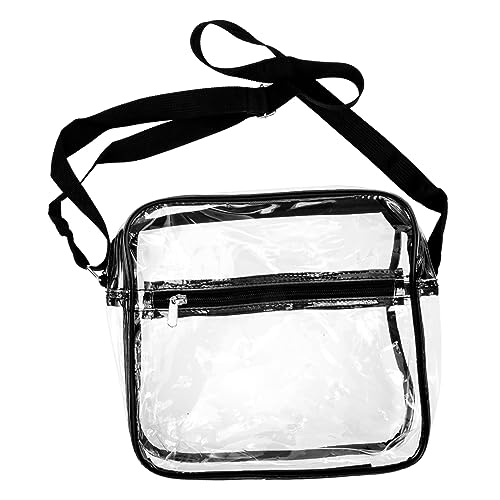 Gatuida Transparente PVC Kreuzkörper Umhängetasche für Damen Verstellbarer Gürtel Praktischer für Shopping Reisen Langlebig Vielseitig Einsetzbar Gatuida Transparente PVC Kreuzkörper Umhängetasche für Damen Verstellbarer Gürtel Praktischer für Shopping Reisen Langlebig Vielseitig Einsetzbar von Gatuida
