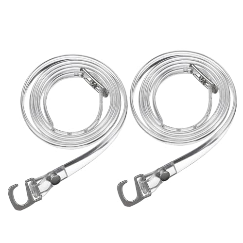 Gatuida Transparente Schuhriemen für Damen Verstellbare Rutsch Bänder mit Schnalle Elastisch und Strapazierfähig für High Heels und Lose Schuhe Waschbar und Wiederverwendbar von Gatuida