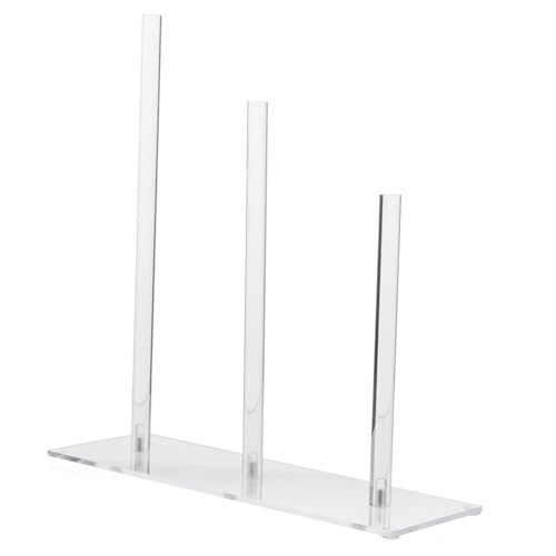 Gatuida Transparenter Acryl Haargummi Organizer 3-stufig Platzsparender Halter Für Haargummis Multifunktionaler Aufbewahrungsständer Für Haaraccessoires Für Mädchen Und Teenager von Gatuida