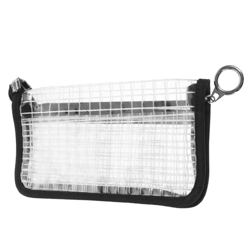 Gatuida Transparentes PVC Handy Geldbörse mit Gittermuster Kleine Umhängetasche für Damen Vielseitige Kleingeld und Smartphone Tasche Leicht und Praktisch für Reisen Zufällige Farbe von Gatuida