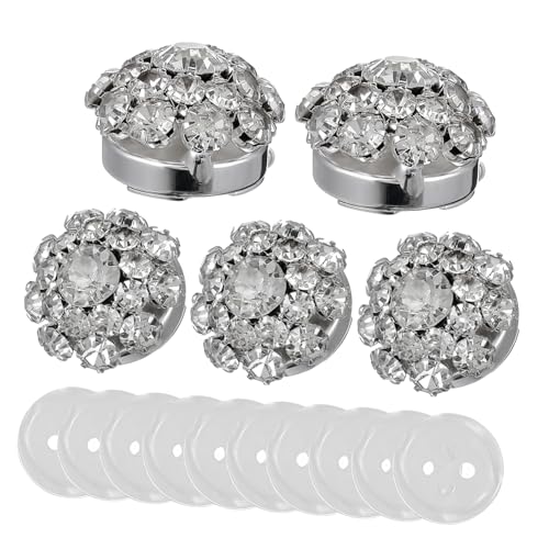 Gatuida Tuxedo Hemdknöpfe und Manschettenknöpfe aus Metall mit Strass Blumen Design Elegantes Geschenkset in Geschenkbox Einfache Befestigung Langlebig für Hochzeiten und Formelle Anlässe von Gatuida