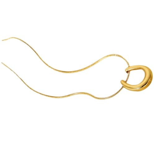 Gatuida U Förmige Damen Halskette aus Hochwertigem Leichter Schmuck mit Geometrischem Design Statement Kette für Alltag und Besondere Anlässe von Gatuida