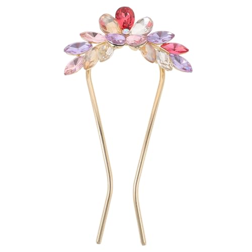 Gatuida U förmige Haarnadel mit Funkelnden Strassblumen Französischer Haarschmuck für Damen Vielseitiger Braut Haarknoten accessoire Eleganter Hochzeitsschmuck Metall und Strass Gatuida U förmige Haarnadel mit Funkelnden Strassblumen Französischer Haarschmuck für Damen Vielseitiger Braut Haarknoten accessoire Eleganter Hochzeitsschmuck Metall und Strass von Gatuida