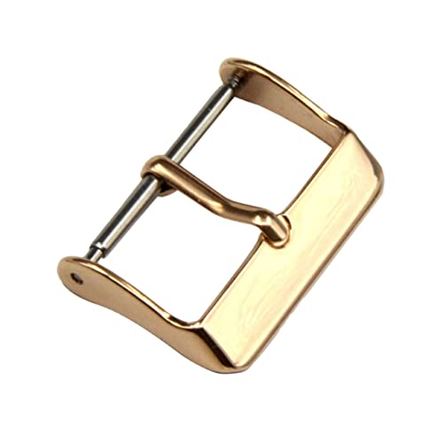 Gatuida Uhrbandverschluss Goldfarben Robust Einfach Installierbar Passend für Damen Herren Uhrarmband Zubehör von Gatuida