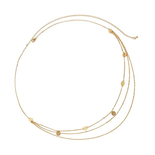 Gatuida Bauchkette Für Frauen Verstellbare Taillenkette Körperkette Körperschmuck Taillenperlen Taillenketten Für Damen von Gatuida