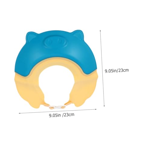 Gatuida Verstellbare Shampoo Badekappe aus Wasserdichtem mit Ohrenschutz Weicher Duschhaube für Stressfreies Haarewaschen bei Junge Mädchen und Kleinkindern Flexibel und Hautfreundlich von Gatuida