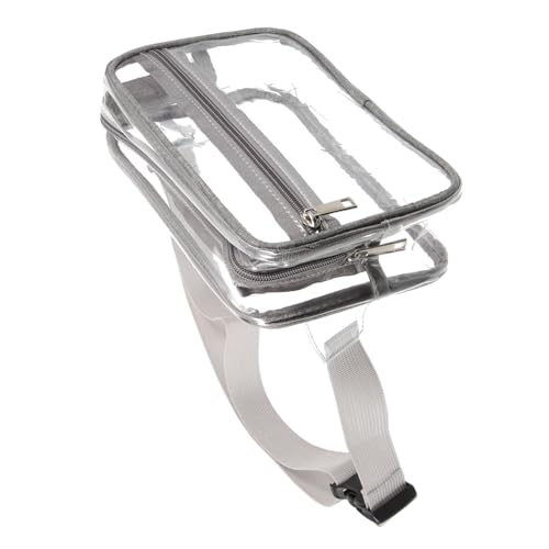 Gatuida Transparentes Fanny Packung Für Herren Und Damen Verstellbarer Gürtelbeutel Kleine Hüfttasche Für Sport Und Reisen Material Mehrere Fächer Für Maximale Organisation von Gatuida