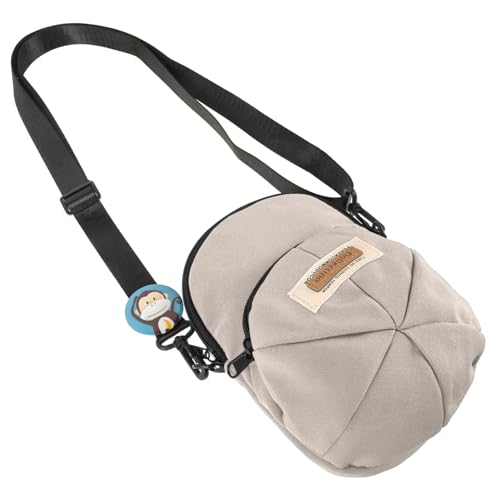 Gatuida Verstellbare Umhängetasche Damen und Herren Modische Sling Bag in Hutform Geräumige Single Shoulder Bag mit Sicherem Reißverschluss für Reisen und Alltag Gatuida Verstellbare Umhängetasche Damen und Herren Modische Sling Bag in Hutform Geräumige Single Shoulder Bag mit Sicherem Reißverschluss für Reisen und Alltag von Gatuida