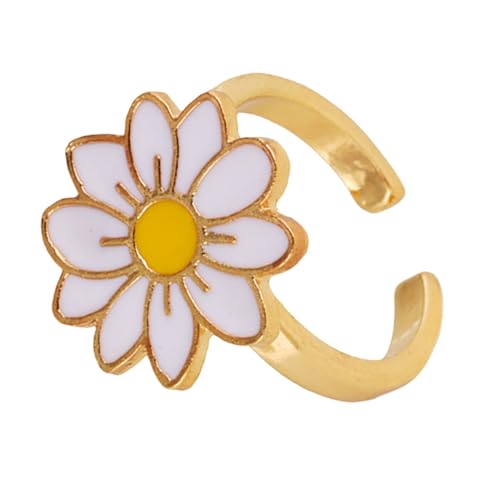 Gatuida Verstellbarer Drehbarer Stress Ring für Frauen Leichtes Kompaktes Design zur Angstlinderung und Stimmungserhöhung Geeignet für Fingergrößen von Gatuida