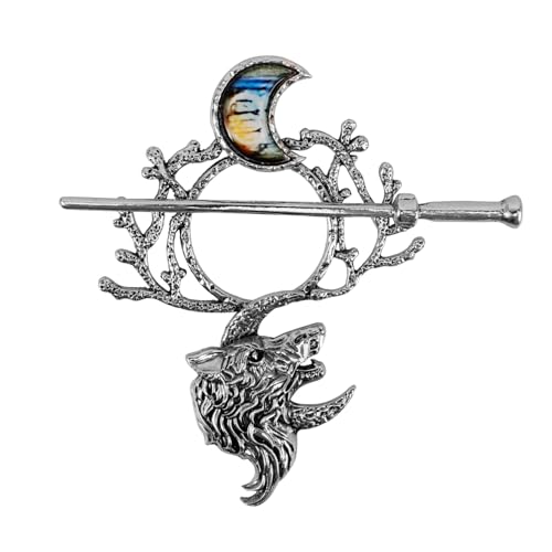 Gatuida Viking Haarnadel Vintage Haarschmuck mit Einzigartigem Design Langlebiger Haarnadel für Dutts Zöpfe und Pferdeschwanz Dekorativer Haarschmuck für Frauen und Mädchen von Gatuida