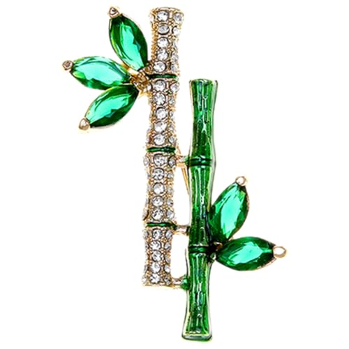 Gatuida Vintage Bamboo Brooch für Kleidung Anstecknadel mit Strass für Pullover Hüte und Schals Hochwertige Brosche für und Alltag A Gatuida Vintage Bamboo Brooch für Kleidung Anstecknadel mit Strass für Pullover Hüte und Schals Hochwertige Brosche für und Alltag A von Gatuida