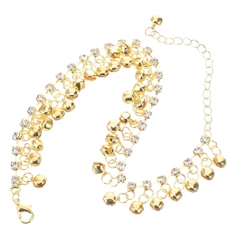 Gatuida Vintage Boho Fußkettchen Damen mit Glocke und Quaste Ethnisches Armband für Strand Freizeit und Streetstyle Vielseitige Fußkette für Mädchen und Frauen von Gatuida