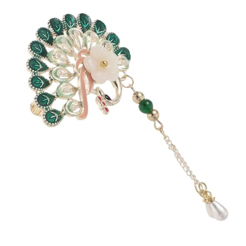 Gatuida Vintage Brosche mit Perlen und Quasten Anstecknadel für Geburtstage Weihnachten und Hochzeiten Vielseitiges Schmuckstück für Damen und Besondere Anlässe von Gatuida