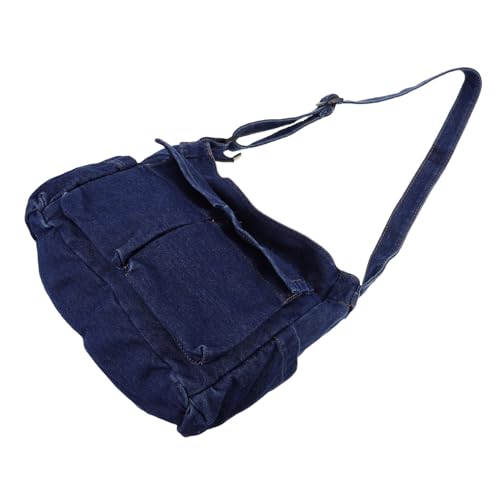 Gatuida Vintage Denim Schultertasche für Damen Trendige Umhängetasche mit Verstellbarem Gurt Geräumig und für Reisen und Einkäufe Retro Design Gatuida Vintage Denim Schultertasche für Damen Trendige Umhängetasche mit Verstellbarem Gurt Geräumig und für Reisen und Einkäufe Retro Design von Gatuida