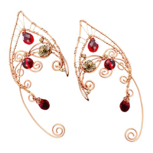 Gatuida Vintage Elfen Ohr Manschetten Ohrringe Fairy Accessoires Damen Nicht Piercing Komfortable Ohrclips Feen Schmuck für Ohrgrößen von Gatuida