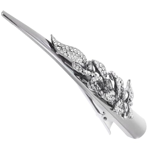 Gatuida Vintage Haarspange Damen Große Haarklammer mit Strasssteinen Robuster Haarschmuck für Leichter Clip für Alltag Party Halloween Cosplay Stilvolle Haarnadel für Frauen von Gatuida