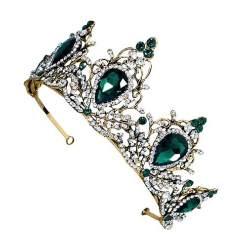 Gatuida Vintage Krone Stirnband aus Legierung mit Funkelnden Kristallen Damen Haarschmuck Königliches Diadem für Hochzeit Prinzessin Kopfbedeckung Elegant und Langlebig von Gatuida
