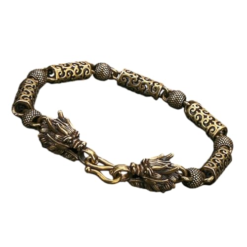 Gatuida Vintage Kupferarmband Herren Minimalistisches Drachenmotiv Langlebiges Retro Schmuckstück Modisches Unisex Accessoire für Alltag und Besondere Anlässe von Gatuida