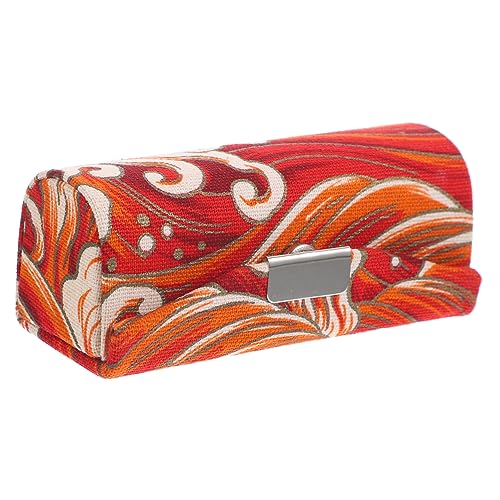 Gatuida Vintage Lippenstiftetui mit Spiegel Tragbarer Lippenstifthalter im Klassischen Chinesischen Stil Eleganter Makeup Organizer für Handtasche Leicht und Kompakt für Reisen und Alltag von Gatuida