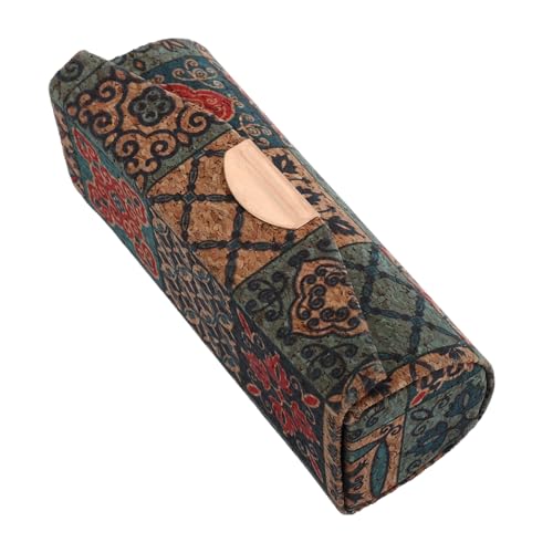 Gatuida Vintage Lippenstifthalter mit Integriertem Schminkspiegel Kratzfester Tragbarer Kosmetikbeutel Kompakte Make Up Tasche für Unterwegs Eleganter Lippenstift Organizer für Damen und von Gatuida