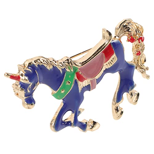 Gatuida Vintage Pferde Brosche Anstecknadel für Damen Stabile Kleidung Deko Vielseitiger Anzug und Schal Schmuck Party und Weihnachtsaccessoire Robust und Stilvoll von Gatuida