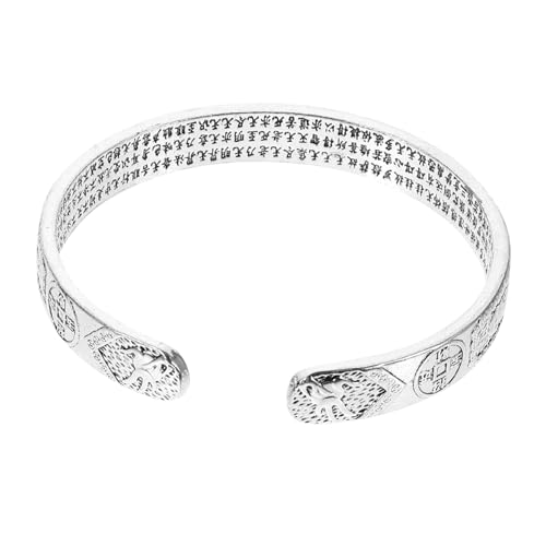 Gatuida Vintage Stil Offenes Armband mit Glücksbringer Legierung Retro Charm Armband für Männer und Frauen für Besondere Anlässe Langlebiges Material Ansprechendes Design mit von Gatuida