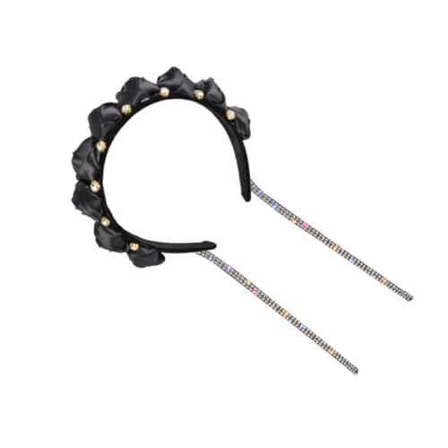 Gatuida Vintage Strass Haarband Damen mit Quasten Modisches Haarschmuck Accessoire für Partys Alltag und Hochzeit Geeignet für Haartypen Geschenkidee zu Weihnachten und Muttertag von Gatuida