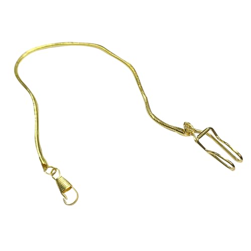Gatuida Vintage Taschenuhr Kette Metall Kettenanhänger mit Karabinerverschluss Retro Gürtelkette für Männer Damen Weste und Schlüsselanhänger Zubehör von Gatuida