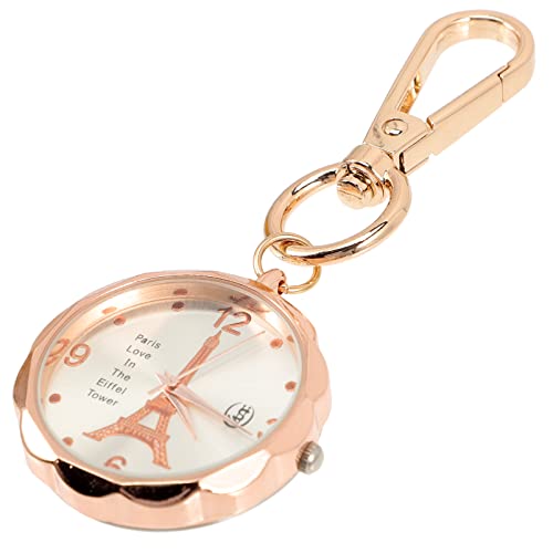 Gatuida Vintage Taschenuhr Mit Arabischen Ziffern Elegante Karabiner-Halskette Retro Design Für Ärzte Für Frauen Und Männer von Gatuida