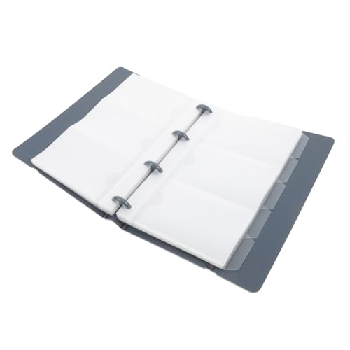 Gatuida Visitenkartenmappe Karten Blau mit Register Portable Kartenetui Organizer Langlebiger Business Cards Holder Praktischer Kartenhalter für Einfache Sortierung und Schutz von Gatuida