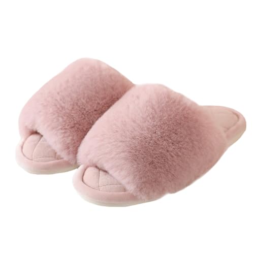 Gatuida Warme Damen Hausschuhe Open toe aus EVA Material mit Plüschfutter Rutschfeste Atmungsaktive Pantoffeln für Indoor Nutzung Weiche Modische Winter Hausschuhe in Rosa Gatuida Warme Damen Hausschuhe Open toe aus EVA Material mit Plüschfutter Rutschfeste Atmungsaktive Pantoffeln für Indoor Nutzung Weiche Modische Winter Hausschuhe in Rosa von Gatuida