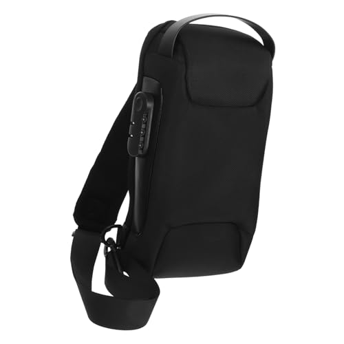 Gatuida Wasserdichte Herren Sling Bag aus Oxford mit Diebstahl Code Schloss Strapazierfähige Schultertasche mit Großem Fassungsvermögen Verschließbar für Reisen und Alltag Geeignet von Gatuida