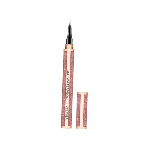 Gatuida Wasserdichter Schnell Trocknender Flüssiger Eyeliner Stift Rotkoralle Orange Präziser Geschmeidiger Liquid Liner für Langanhaltendes Make up Einfache Anwendung für Definierte von Gatuida