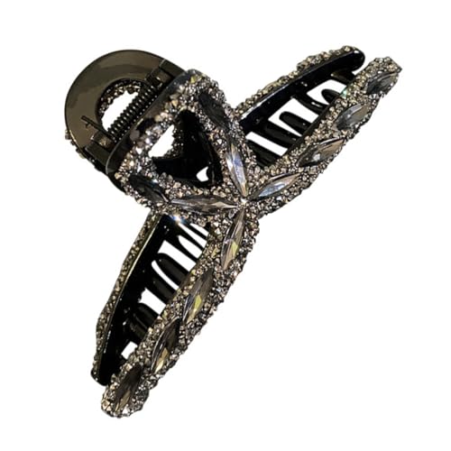 Gatuida Wasserfeste Haarklammer mit Strassstein Robuster Acryl haarclip für Frauen Einfaches Tragen Haarschonend Vielseitig für Haartypen und Altersgruppen Geeignet von Gatuida