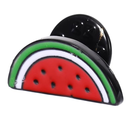 Gatuida Wassermelonen Emaille-anstecknadel Cartoon-cardigan-clip Pullover-clips Wassermelonen-reversclip Cardigan-anstecknadel Kragenclip Für Damen Hemdkragenclip Kleidungsaccessoires von Gatuida