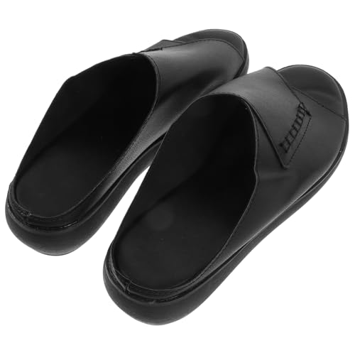 Gatuida Wedge Sandalen Damen Sommer Weiche Sohle Rutschfeste Plateau Schuhe Strand Freizeit Mode Schlappen Schwarz von Gatuida