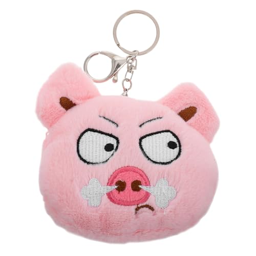 Gatuida Weiches Plüsch Münzgeldbörse Schweinchen Portemonnaie Kleingeldbörse für Kompakt Leicht Tragbar Attraktives Tier Design Kuscheliges Material Langlebig von Gatuida