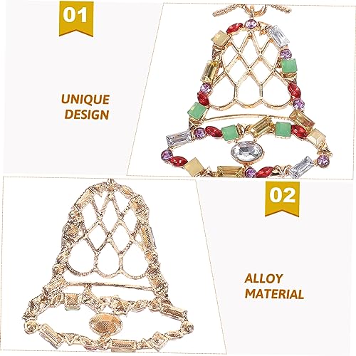 Gatuida Weihnachtliche Glöckchen Ohrringe Damen Bunte Ohrringe Handgefertigt Auffälliges Design für Party Cosplay Festliche Weihnachts Accessoires von Gatuida