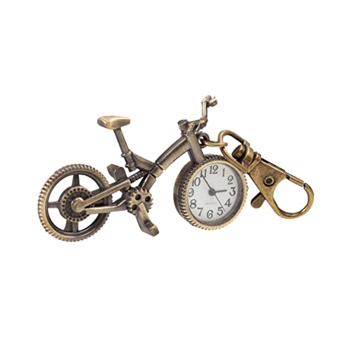 Gatuida Retro Fahrrad Schlüsselanhänger Uhr Vintage Kettenuhr Mit Schlüsselring Dekorative Pocket Watch Für Besondere Anlässe Elegantes Und Langlebiges Design Einzigartiges Für von Gatuida