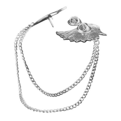 Gatuida Wings Anstecknadel Legierung für Herren und Damen Einfache Brosche für Hemdkragen Modisches Accessoire Silber zur Verschönerung von Kleidung und Schals von Gatuida