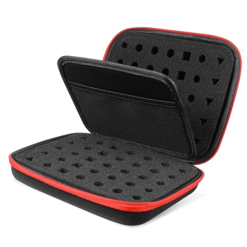 Gatuida Würfel Organizer Tasche mit Trennwand Robuster Würfel Beutel mit Reißverschluss Praktischer Dice Organizer Case für Brettspiel Zubehör von Gatuida